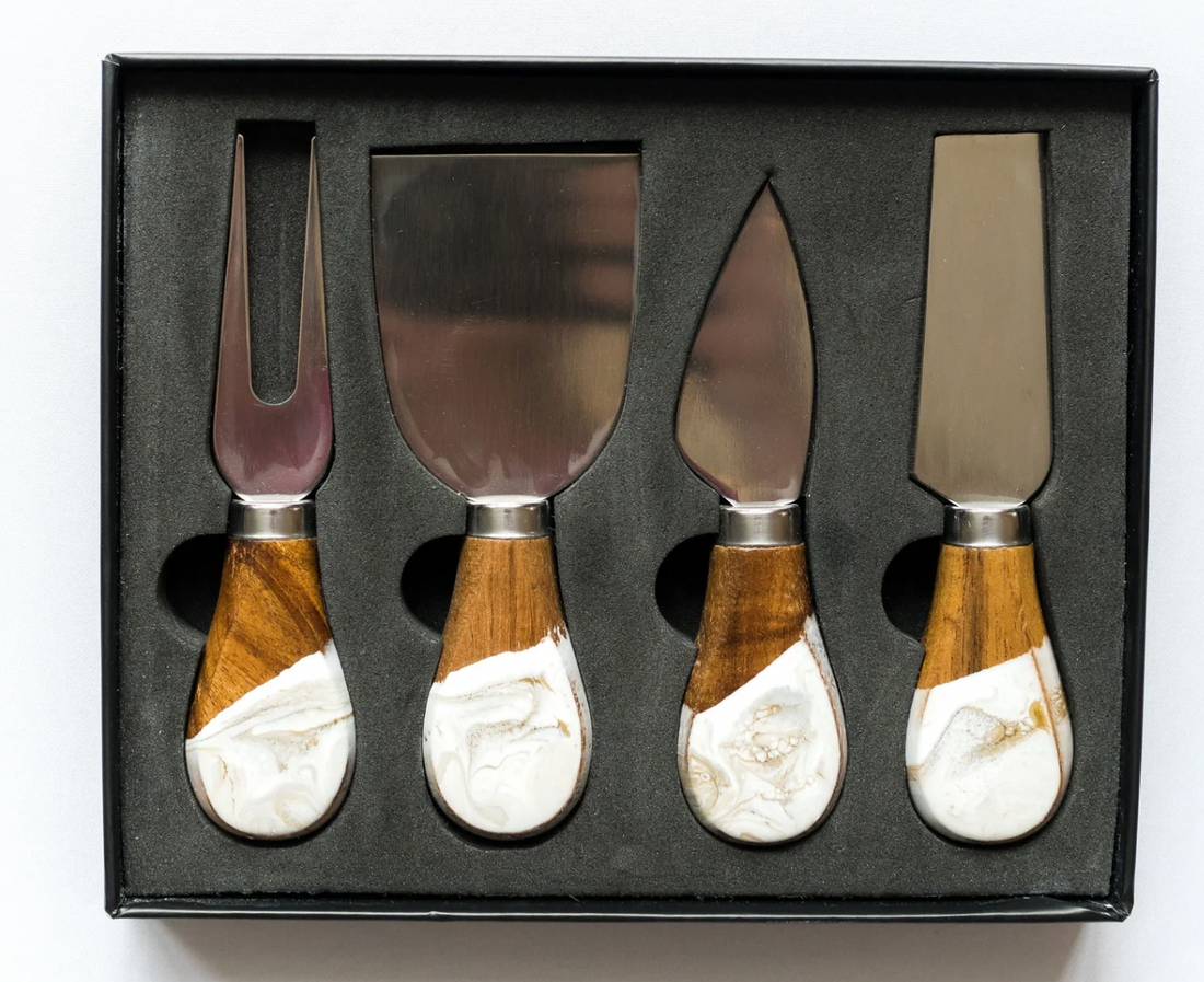 Resin Coated Cheese Knife Set