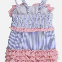RB - Girls Bubble Romper Swimsuit