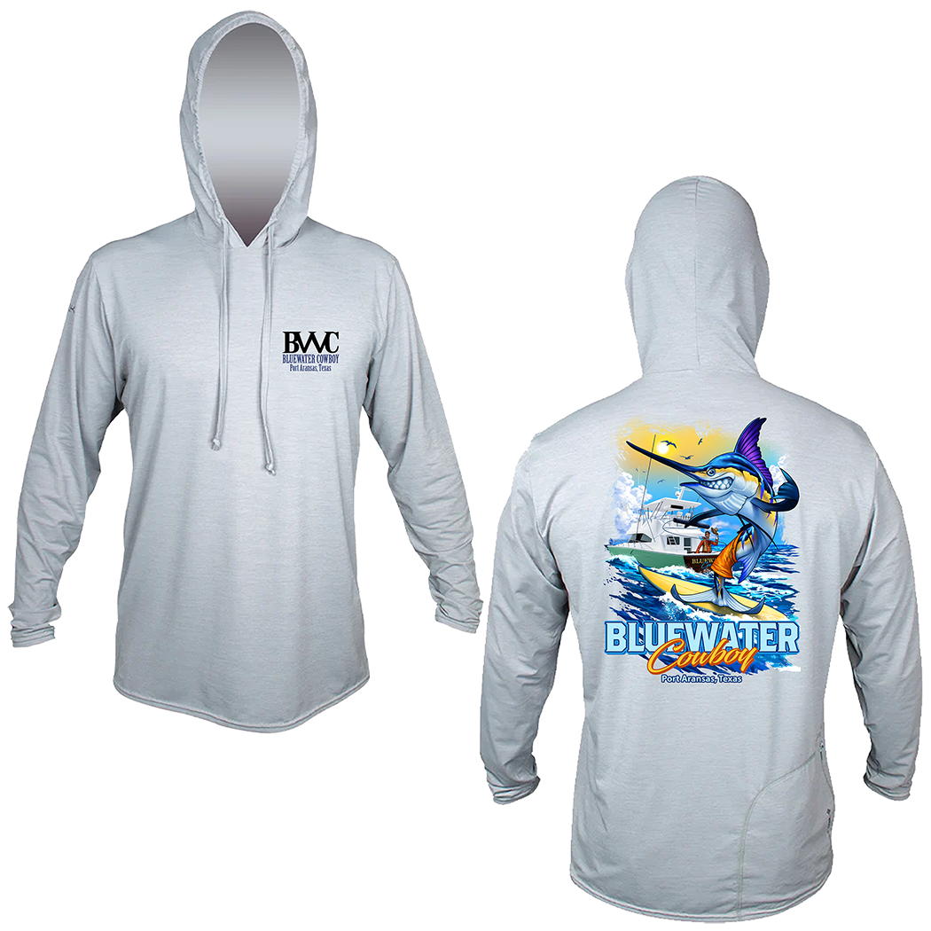 Anetik Long-Sleeve Hoodie - Surfing Design