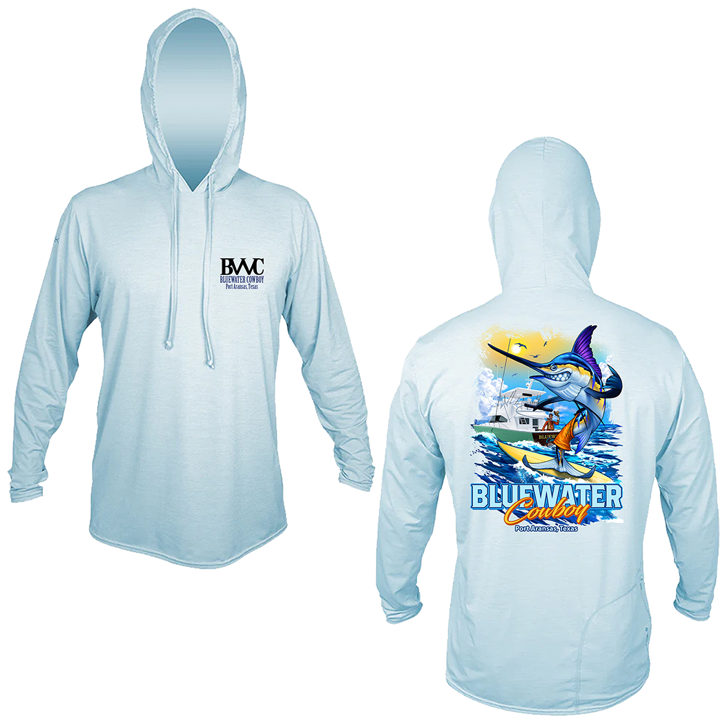 Anetik Long-Sleeve Hoodie - Surfing Design