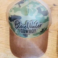 BWC Elongated Leather Patch Structured Cap