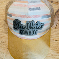 BWC Elongated Leather Patch Structured Cap
