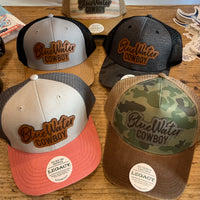 BWC Elongated Leather Patch Structured Cap