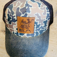 BWC Leather Patch Structured Cap