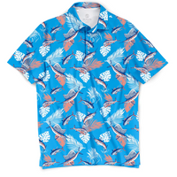 Scales - Men's Golf Polo, Tropical Slam