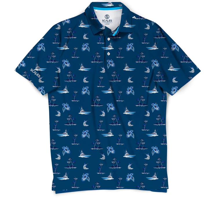 Scales - Men's Golf Polo, Sporty