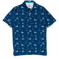 Scales - Men's Golf Polo, Sporty