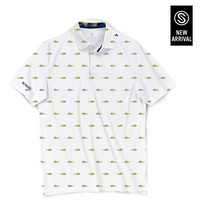 Scales - Men's Golf Polo, Tropical Tuna