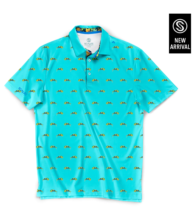 Scales - Men's Golf Polo, Island Hopper