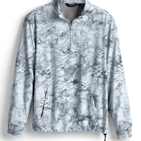 Scales - Men's 1/4 Zip Jacket, Camo