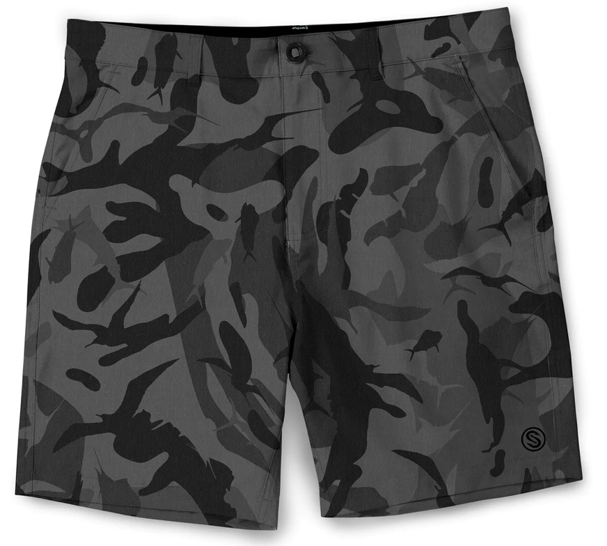 Scales - Men's Printed Walkshorts, Camo