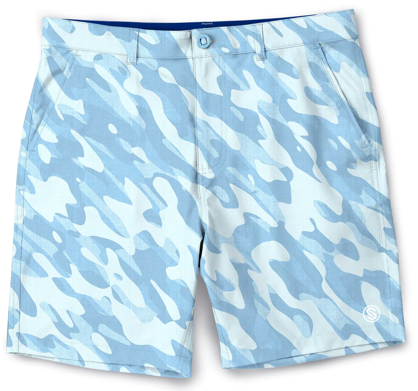 Scales - Men's Printed Walkshorts, Camo