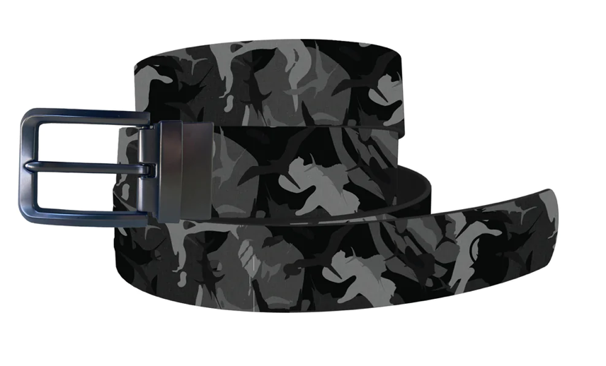 Scales - Men's Belt, Black Camo