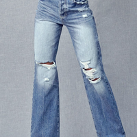 Medium Wash 90's Flare Jean