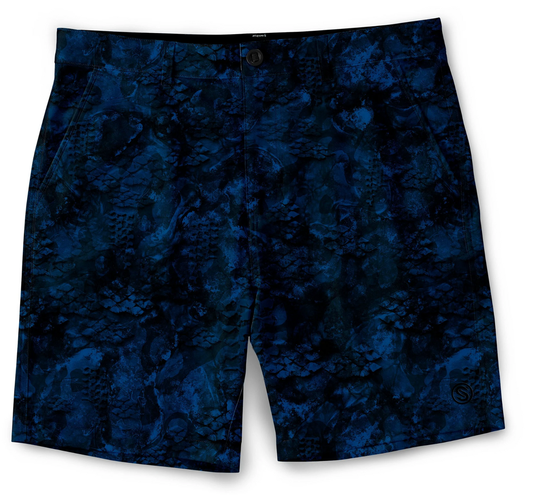 Scales - Men's Printed Walkshorts, Camo