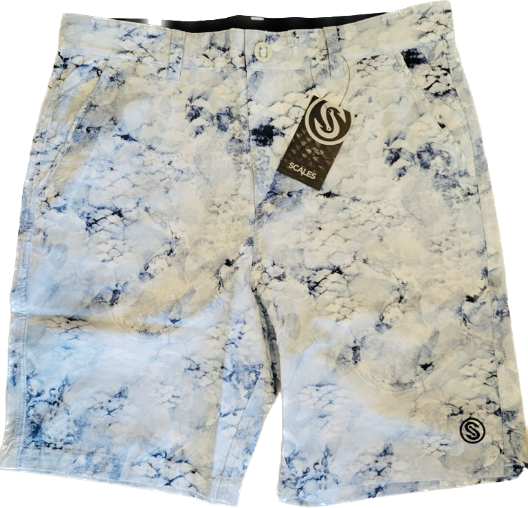 Scales - Men's Printed Walkshorts, Camo