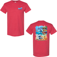 BWC Short Sleeve T-Shirt - Beach Sign Design