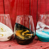 Resin Coated Entertaining Glasses