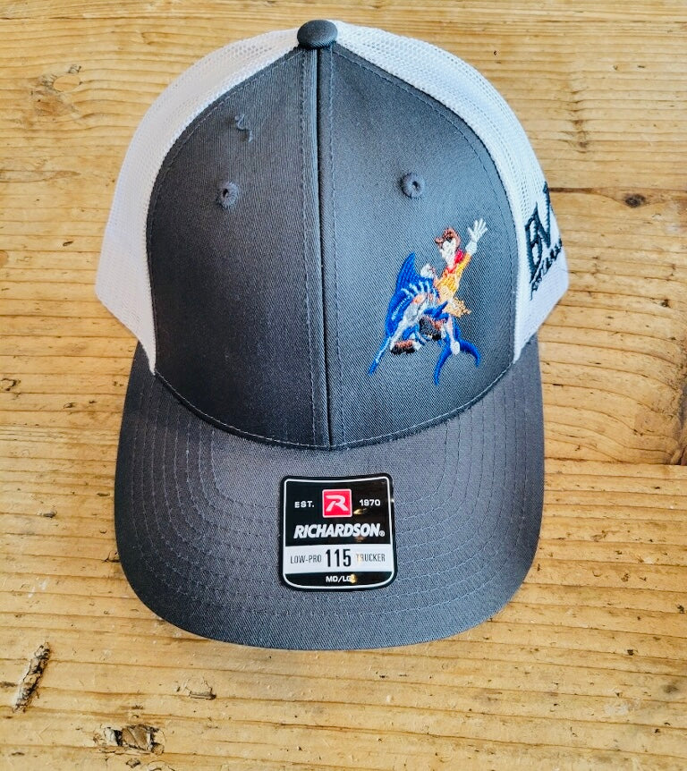 BWC Logo Left & Side Print Structured Cap – BlueWater Cowboy