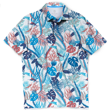 Scales - Men's Golf Polo, Marlin Crush