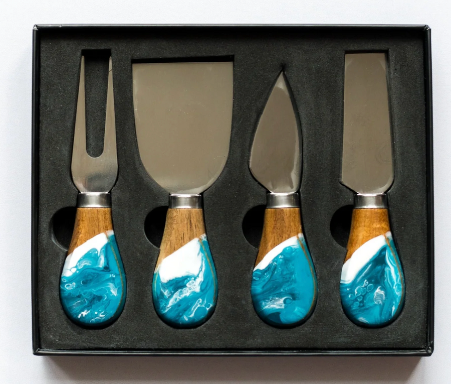 Resin Coated Cheese Knife Set