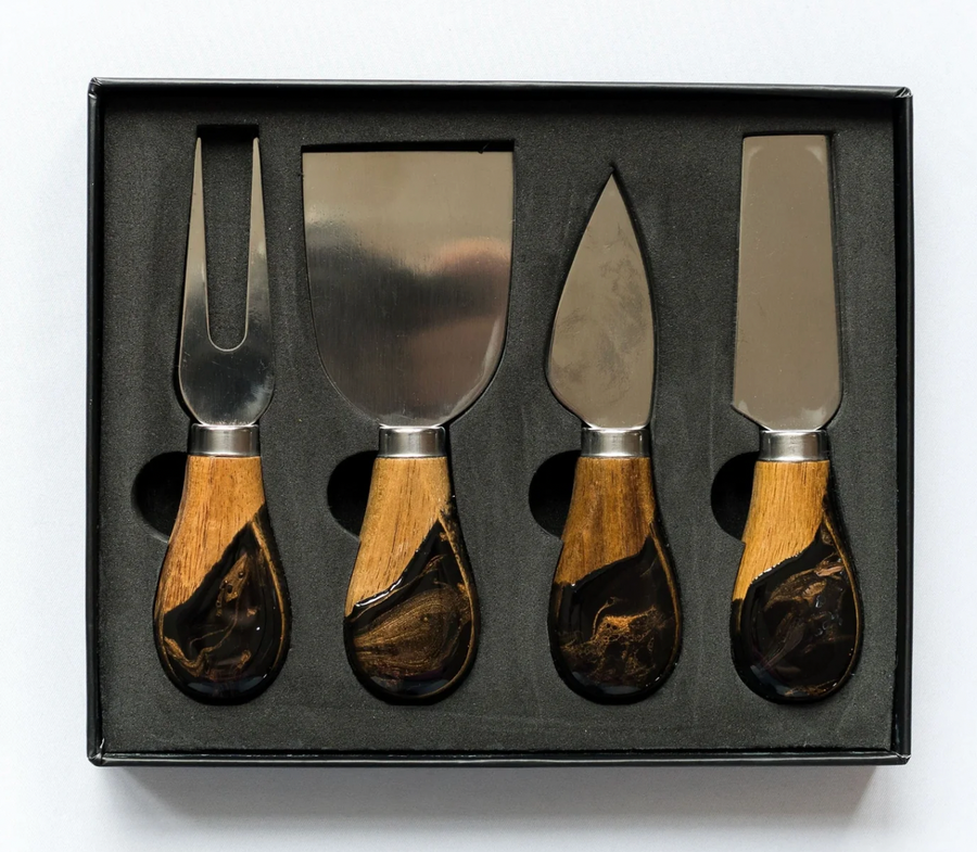 Resin Coated Cheese Knife Set