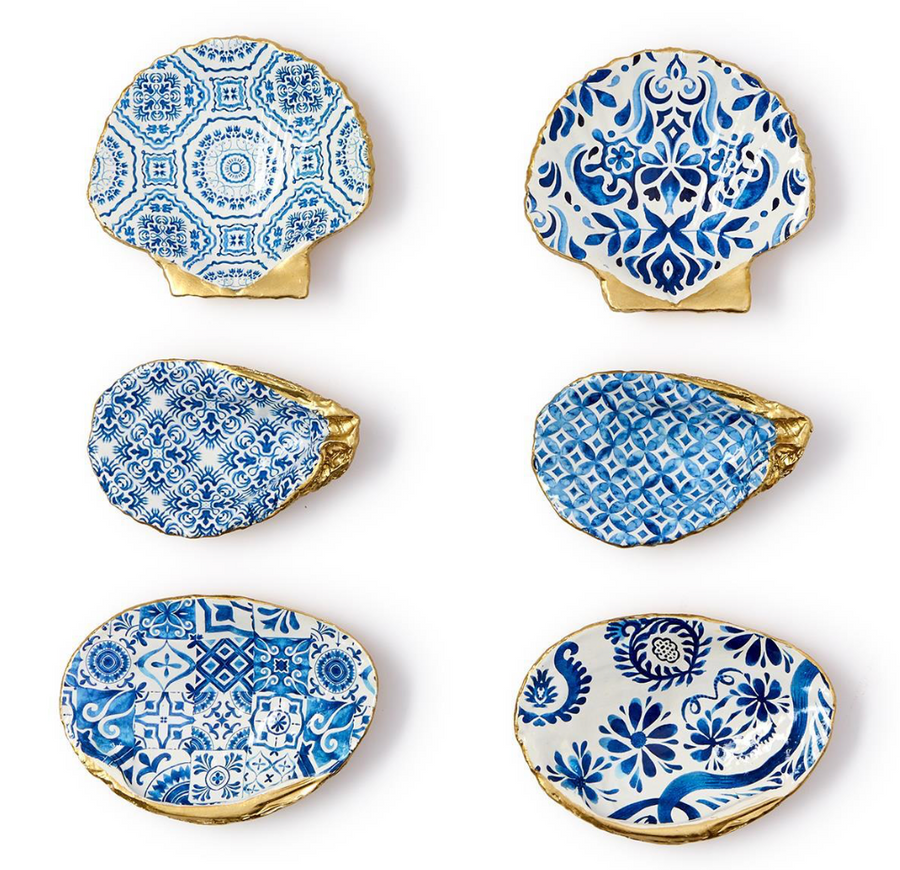 Painted Shell Trinket Dish