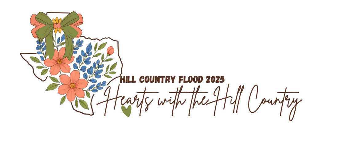 Hearts with the Hill Country Sticker
