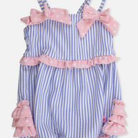 RB - Girls Bubble Romper Swimsuit