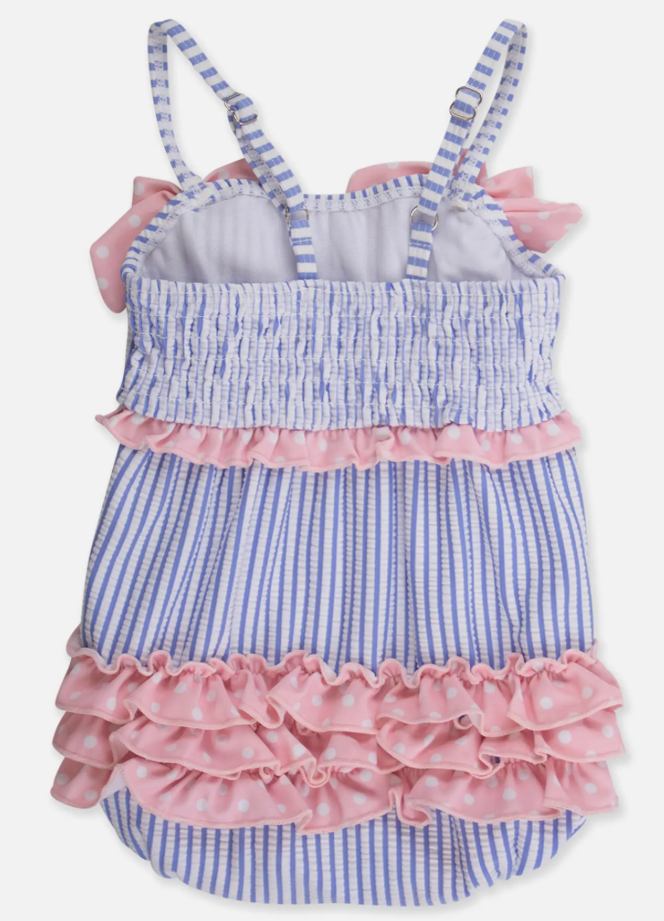 RB - Girls Bubble Romper Swimsuit
