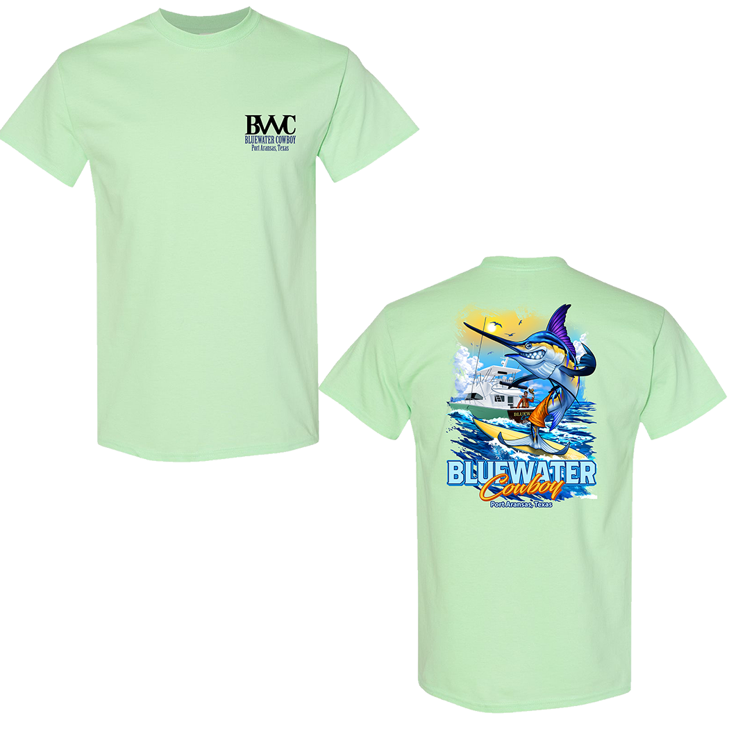 BWC Short-Sleeve T-Shirt - Surfing Design