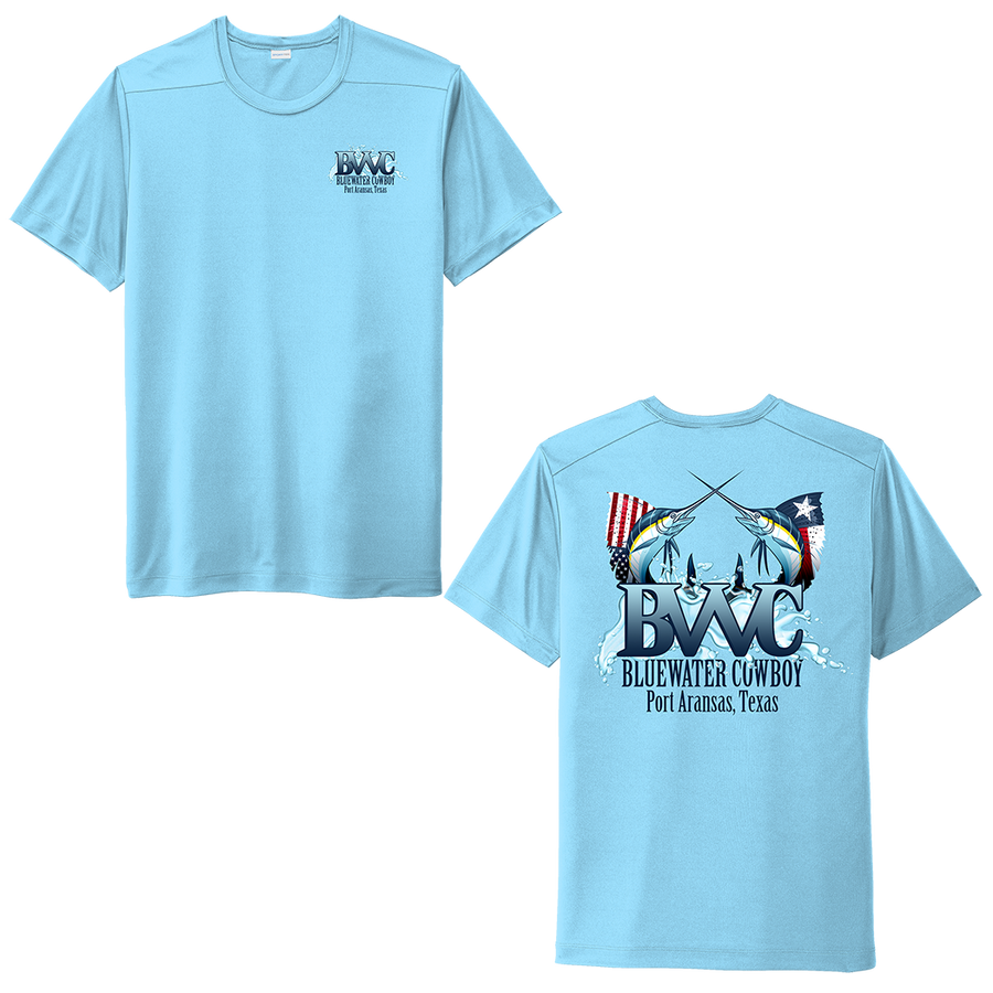 BWC Short Sleeve Performance T-Shirt - Flag Design