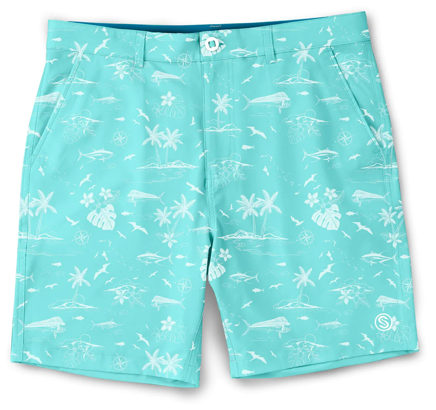 Scales - Men's Printed Walkshorts, Never A Tourist