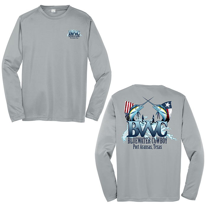 BWC Long Sleeve Performance T-Shirt - Flag Design